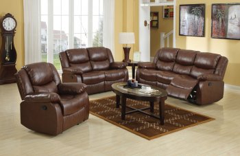 Fullerton 50010 Motion Sofa in Brown by Acme w/Options [AMS-50010 Fullerton]