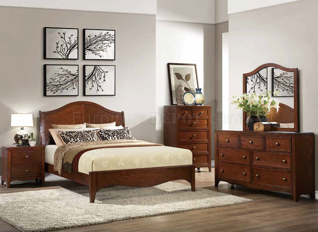 Verity 2239 Bedroom in Cherry by Homelegance w/Options - Click Image to Close