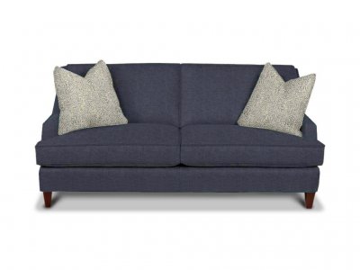 Duchess Sofa & Loveseat D40660 in Blue/Gray Fabric by Klaussner