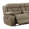 Camargue Power Motion Sectional Sofa 600380 in Tan by Coaster