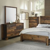 Sidney 5Pc Bedroom Set 223141 in Rustic Pine - Coaster w/Options