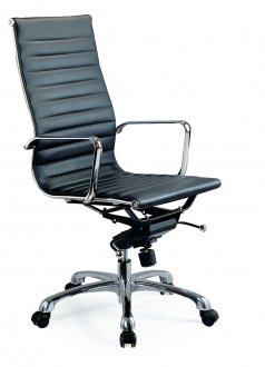 Comfy High Back Office Chair by J&M in Black, Brown or White