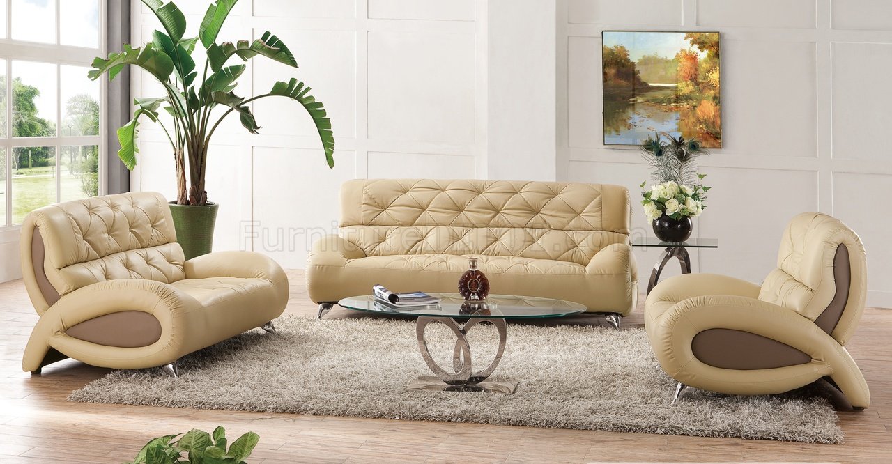 S375-KD Sofa in Two-Tone Leather by Pantek w/Options - Click Image to Close