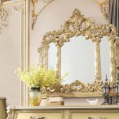 Cabriole Mirror BD01465 in Gold by Acme
