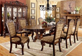 Medieve CM3557CH-T Dining Room Set 7Pc in Cherry w/Options [FADS-CM3557CH-T-Medieve]