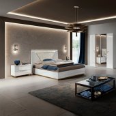 Smart Bedroom in White by ESF w/ Options