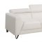 U8210 Sofa & Loveseat Set in White PU by Global w/Options