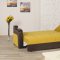 Divan Deluxe Signature Sofa Bed in Mustard Fabric by Casamode