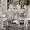 Vendome Dining Table DN01346 in Antique Pearl by Acme w/Options