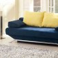 Croma Blue Fabric Sofa Bed by ESF w/Optional Chair