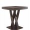 Lampton 5Pc Counter Ht Dining Set 100523 in Cappuccino - Coaster