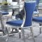 Azriel Dining Chair DN01192 Set of 2 in Blue Velvet by Acme