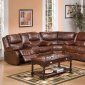 50200 Fullerton Power Motion Sectional Sofa in Brown by Acme