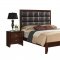 Carolina Bedroom 5Pc Set in Brown Cherry by Global w/Options