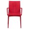 Weave Set of 4 Indoor/Outdoor Chairs MCA19R in Red by LeisureMod