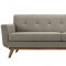 Engage Sofa in Granite Fabric by Modway w/Options