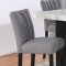 D8685BS Bar Stool Set of 4 in Gray Fabric by Global