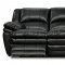Black Bentley Bonded Leather Reclining Sofa & Loveseat Set