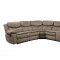 Bastrop Reclining Sectional Sofa 8230FBR in Brown by Homelegance