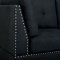 Lita Sectional Sofa CM6966 in Gray Linen-Like Fabric w/Options