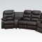 50110 Spokane Home Theater Sectional Sofa in Brown by Acme