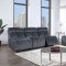 U8088 Modular Power Motion Sectional Sofa in Granite by Global