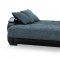 FD500 Sofa Bed & Loveseat Set in Gray Fabric by FDF
