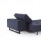 Grand Deluxe Excess Lounger Sofa Bed in Navy by Innovation