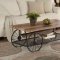 Francie Coffee Table 3PC Set 82860 in Oak & Antique Gray by Acme