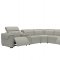 Murray Power Motion Sectional Sofa Smoke Leather - Beverly Hills