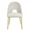 Fadri Dining Chair DN01953 Set of 2 in Teddy Sherpa by Acme