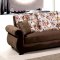 Meyra Sofa Bed in Brown Microfiber by Rain w/Optional Items