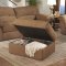 Saddle Mircro Suede Casual Living Room W/Sewn-on Arm Pillows