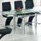 D106 Dining Table w/Frosted Glass Top & Options