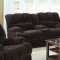 50475 Ahearn Motion Sofa in Chocolate Fabric by Acme w/Options