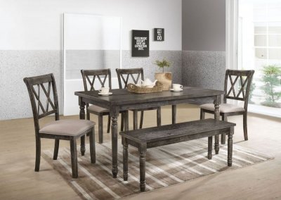 Claudia II Dining Room 5Pc Set 71880 by Acme w/Options