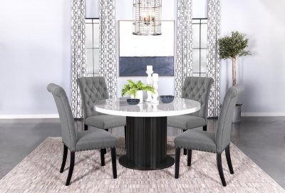 Sherry Dining Room 5Pc Set 115490 by Coaster w/115162 Chairs