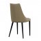Milano Dining Chair Set of 2 in Tan Leather by J&M