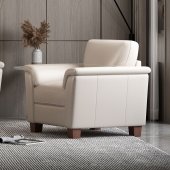 Pacific Palisades Chair LV01301 Beige Leather Mi Piace