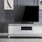 Lotus TV Stand 91835 in Mirrored by Acme w/Optional Piers