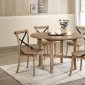 Kendric Dining Room Set 5Pc 71775 in Rustic Oak by Acme
