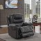 North Power Recliner Sofa 650407PP in Gray by Coaster w/Options