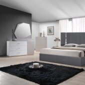 Matissee Bedroom Charcoal by J&M w/Optional Florence Casegoods