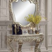 Danae Sofa Table LV01204 in Champagne & Gold by Acme