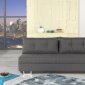 Flex Motion Sofa Bed in Grey Fabric w/Storage by Casamode