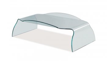 Clear Glass Modern Stylish Elegant Coffee Table [GFCT-0807]