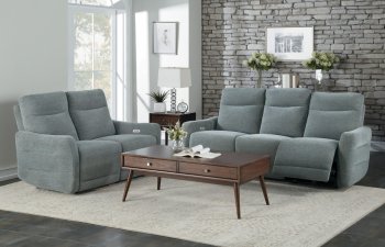 Edition Power Motion Sofa 9804DV in Dove Fabric by Homelegance [HES-9804DV-Edition]