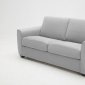 Marin Premium Sofa Bed in Grey Microfiber Fabric by J&M