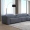 Franklin Power Motion Sectional Sofa Slate Leather Beverly Hills