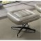 Piran Accent Chair w/Swivel AC02584 Twilight Ebony Leather -Acme